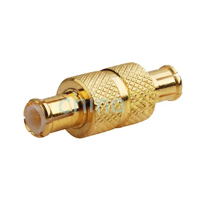 MCX Adapter MCX Plug To Plug Male Pin Straight Connector 50ohm RF Coupler New • £2.96