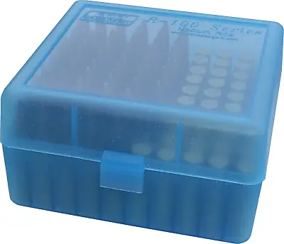 MTM 100 Round Flip-Top Rifle Ammo Box 22-25 308 W Blue3.05-Inch • $6.95