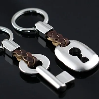 MAYCOM Creative Fashion Leather Couple Keychain Key Chain Ring Keyring Key Fo... • $13.45