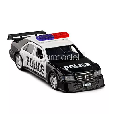 1:32 Mercedes AMG 190E W201 Police Vehicle Diecast Model Car Sound&Light Toy • $12.29