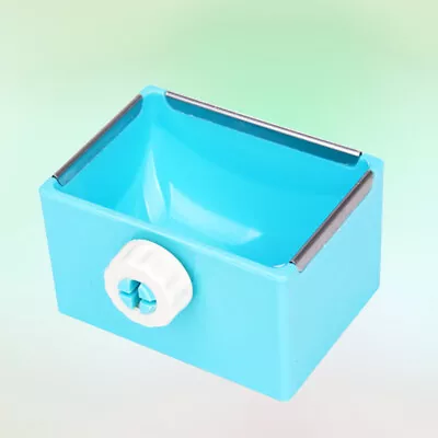 Square Rabbit Bowl Square Pet Water Bowl Plastic Square Pet Feeding Bowl • £9.38