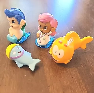Nickelodeon Bubble Guppies Roll N' Go Rolling Figures Lot Set Ramp Rollers Toy • $22.99
