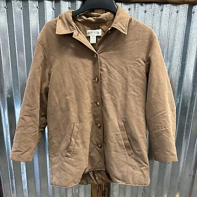 Orvis Mens Chore Coat Barn Field Jacket Quilted Lined Size Large • $19.99