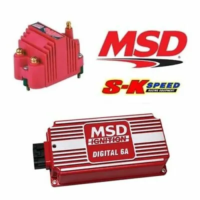 MSD 9955 Ignition Kit - 6201 Digital 6A Ignition Box & 8207 Blaster SS Coil • $404.95