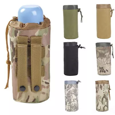 Kettle Bag Tactical Molle Water Bottle Carrier Holder Pouch Outdoor Kettle Bag • $10.89