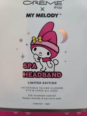 The Crème Shop X My Melody Spa Headband Hello Kitty Limited Edition Sanrio NIP • $12