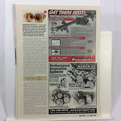 Moser Engineering Original Print Ad Rear End Components Automotives • $11.50