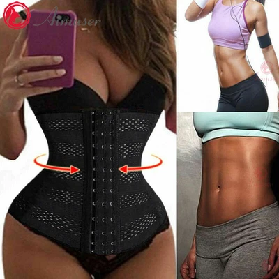 £6.99 • Buy XS To 7XL Underbust Shaper Corset Waist Training Cincher Steel Boned UK Seller