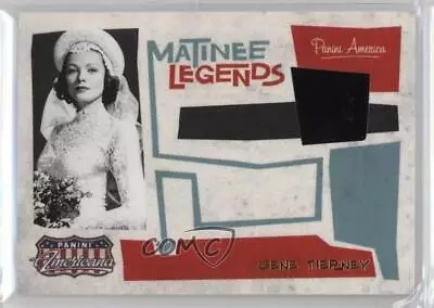 2011 Panini Americana Matinee Legends Materials 494/499 Gene Tierney #18 0h1 • $8.29