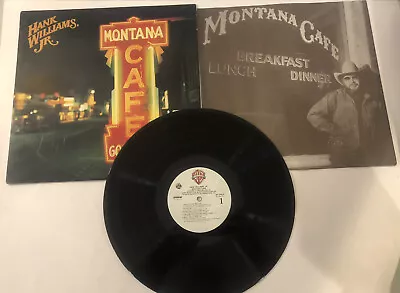 1986 Hank Williams Jr. Montana Cafe LP Album With Original Sleeve • $7.91