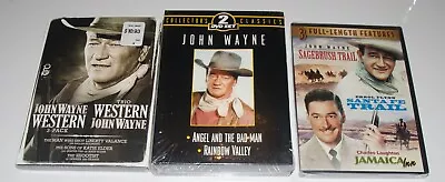 Lot 3 John Wayne Multi DVD's Sagebrush Sante Fe Liberty Valance Rainbow Valley • $9.99