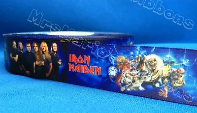 Iron Maiden Heavy Metal Music Satin Cake/hair/craft Ribbon @ MrsMario's • £1.79