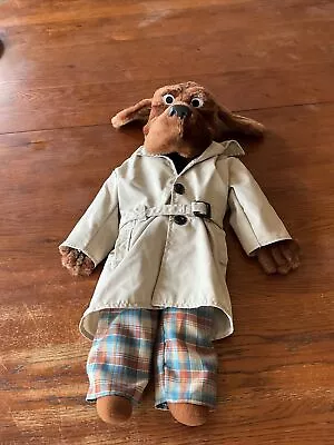 Vintage McGruff The Crime Dog Puppet 80s Coat No Shoes XL 26  Plush VTG • $49.99