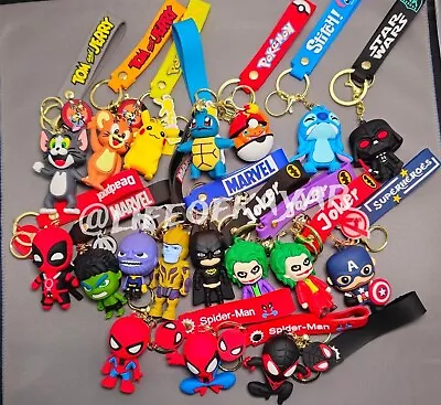 3D Marvel Keyring Keychain Accessory Gift Toy Pendant - *UK BASED FAST DELIVERY* • £6.49