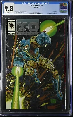 X-O Manowar #0 1993 CGC 9.8 Origin Aric Solar Cameo Chromium Wraparound Cover • $51.99