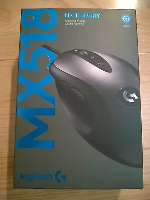 Logitech G MX518 Gaming Mouse Hero Black/Grey • $125