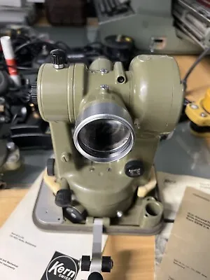 Kern K1-A Theodolite Construction Surveyor W/ Original Metal Case • $500