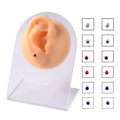 12pcs Magnetic Earring Piercings  Cartilage Nose Ring   Non Pierced Jewelry  ZP • $1.71