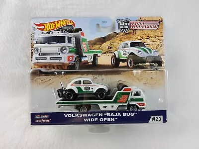 Hot Wheels 2020 Car Culture Team Transport VW Baja Bug Wide Open Truck #23 NEW • $19.95