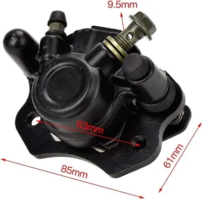 REAR BRAKE CALIPER W/ PADS For CHINESE ATV QUAD 4 WHEELER GY6 MOPED BK38 • $16