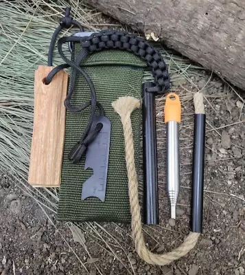 Bushcraft Tactical Gear Survival Fire Starting EDC 5  X 1/2  Ferro Rod • $22.95