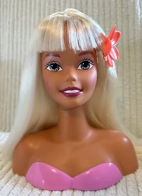 1996 Vintage Barbie Styling Head With Flower GUC Stephie Face? Please Read • $25.44