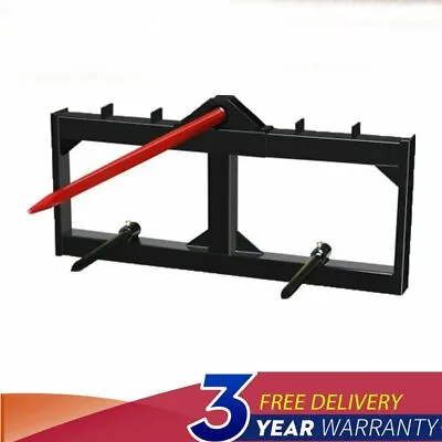 $348.99 • Buy Skid Steer 49  Hay Bale Spear Attachment Heavy Duty Tractor Bale Handling Hitch