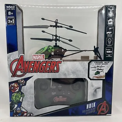 World Tech Toys Marvel Avengers HULK 2CH IR Mini Helicopter - New In Box • $13.99