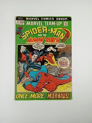 Marvel Team-Up #3 Morbius! Human Torch! Spider-Man! 1972 VG Comic Book • $23.74