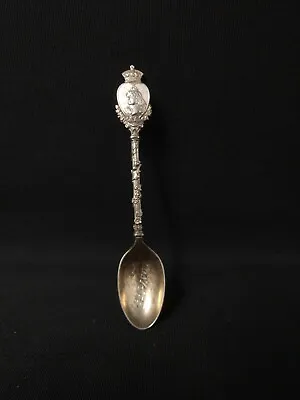 An 1896 Sterling Silver Spoon For QUEEN VICTORIA Diamond Jubilee Joseph Rodgers • $171.30