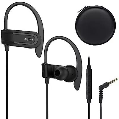 Wired Over The Ear Earbuds With Microphone Volume Control Ear Hook And Case S... • $21.77