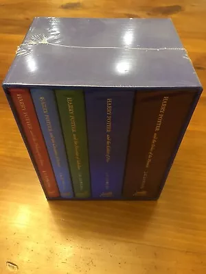 $1499.95 • Buy Harry Potter Deluxe Signature Edition NEW Box Set 1-5 Hardcover By J.K. Rowling