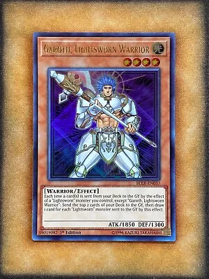 Yugioh Garoth Lightsworn Warrior BLLR-EN037 Ultra Rare 1st Ed NM • $1.39