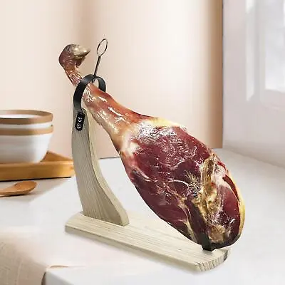 Spanish Ham Rack With Non Slip Pads For Italian Prosciutto Slicing Acacia • £17.99