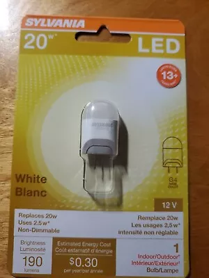 Sylvania 12V - 20W Equivalent  G4 Base LED Light Bulb PN# LED2.5G/F/830/BL • $8.49