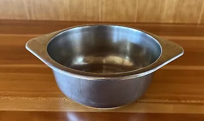 Vintage 24 Oz. Stainless Steel Mixing Bowl - Handy Handles! • $9.95