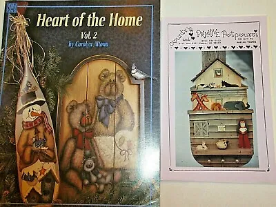 Lot Of 2 Tole Painting Booklets Heart Of The Home Vol 2 & Noah's Ark • $10