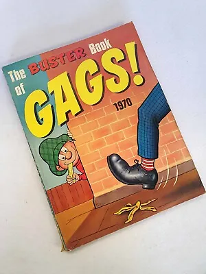 £10 • Buy The BUSTER Book Of GAGS! 128 Pages + Covers. IPC Magazines 1970.