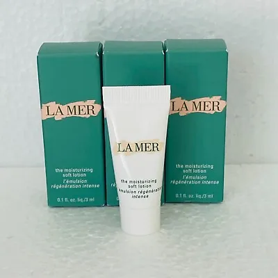 LA MER The Moisturizing Soft Lotion Each Tube 3 Ml X 3 Tubes=9 Ml • $25