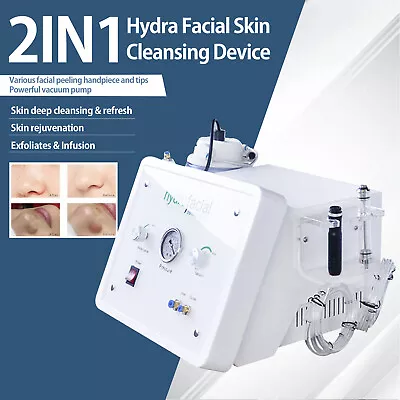 Dermabrasion 2 In 1 Microdermabrasion Skin Cleaning Hydra Spa Facial Machine • $590