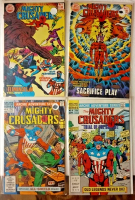 $1.99 • Buy The Mighty Crusaders Red Circle Comics Lot Of 4 World's Mightiest Heroes