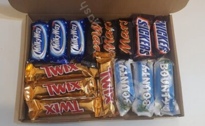 £8.99 • Buy Large Chocolate Gift Box Bounty Snickers Twix Mars Milkyway Personalised 