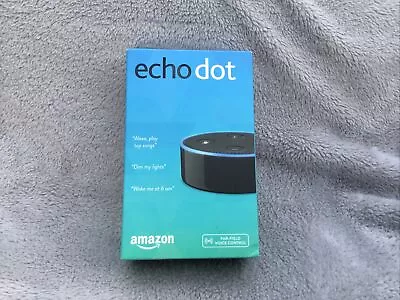 Boxed Amazon Echo Dot Alexa Black (1st Generation) • £25
