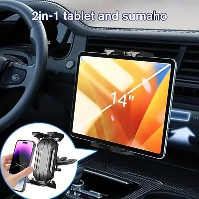 Universal Tablet Stands Holder Car CD-Slot Tablet Bracket Phone Mobile 9CN2 • £6.14