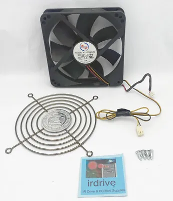 HongSheng 120mm ATX PC Power Supply 0.38A 2pin Cooling Fan W/ 3pin RPM Monitor • $17