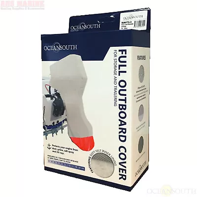 $42.95 • Buy Universal Full Boat Outboard Motor Protection Cover 8HP -  20HP Canvas