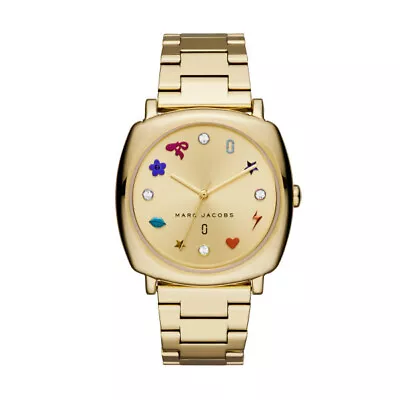 New Marc Jacobs Mj3549 Ladies Mandy Gold Tone Watch - Warranty • £119.90