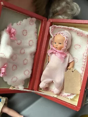Vintage East Germany Baby Doll In Suitcase  • $25.50