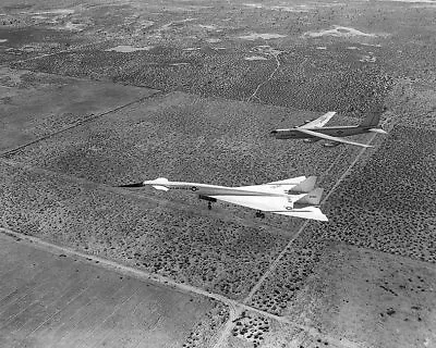 XB-70 / XB-70A VALKYRIE & B-52 APPROACH 8x10 SILVER HALIDE PHOTO PRINT • $14.99