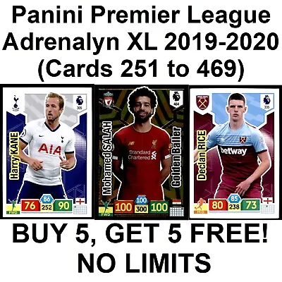 £1 • Buy Panini Premier League Adrenalyn XL 2019-20 (215 To 469)  **Please Select Cards**
